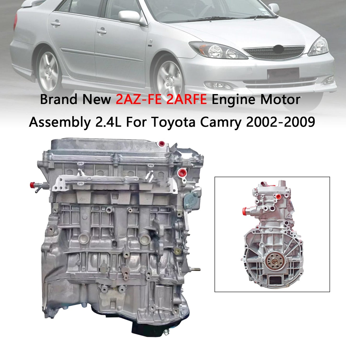 Nuovo di zecca 2AZ-FE 2ARFE Motore Gruppo Motore 2.4L per Toyota Camry 2002-2009