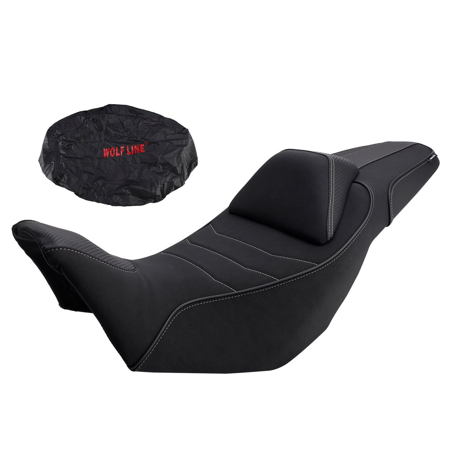 Sella passeggero completa per Honda Nx400 Nx500 2024-2025, nera, adatta per