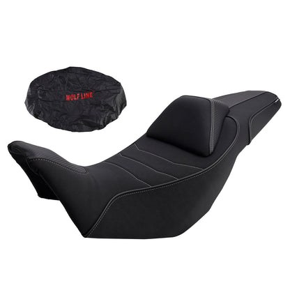Sella passeggero completa per Honda Nx400 Nx500 2024-2025, nera, adatta per
