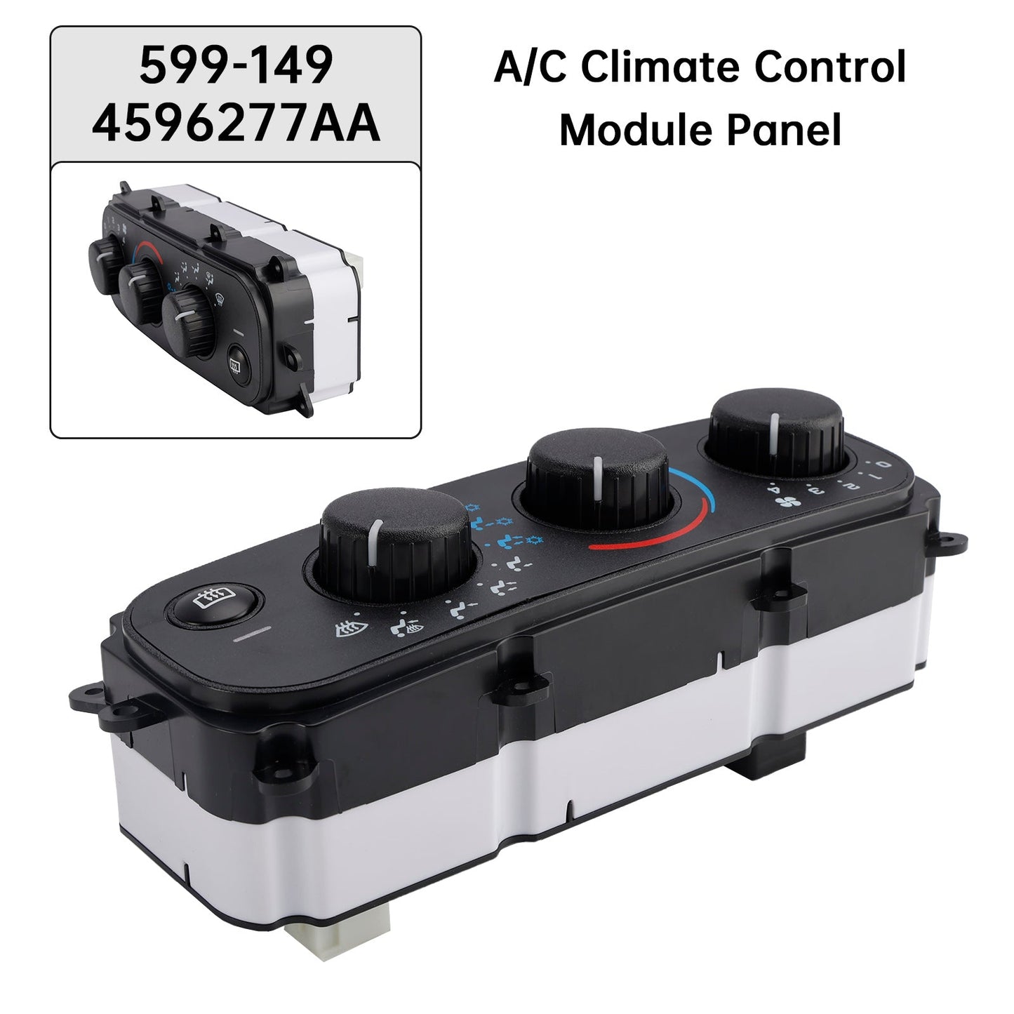 Pannello modulo controllo clima A/C 599-149 4596277AA per camion Chrysler