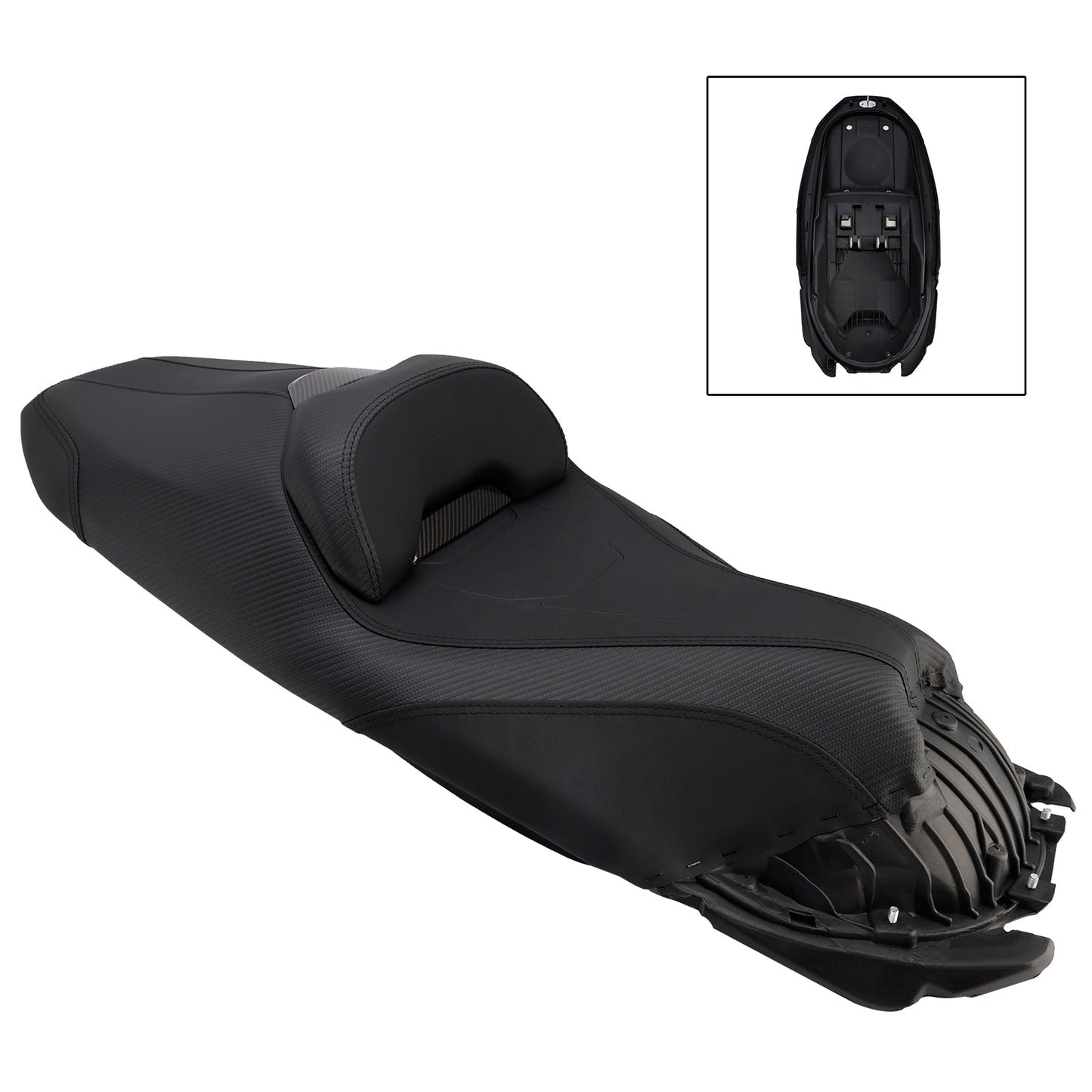 Sella passeggero pilota Honda Adv350 2022-2025 Adv 350 Schienale completo arancione