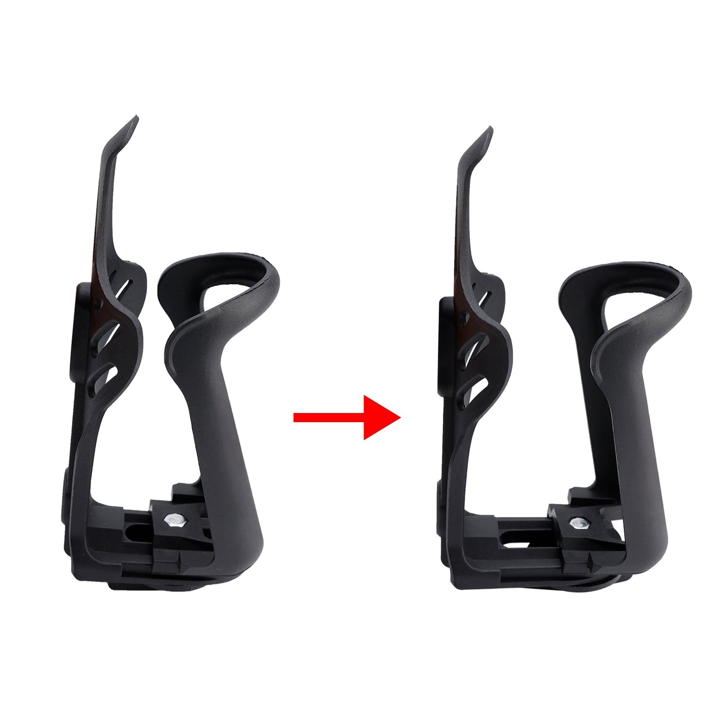 Gancio porta casco e porta bottiglia per Yamaha X-Max 300 2023-2025 nero