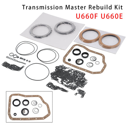 Kit completo di revisione della trasmissione per RAV4 3.5L 2008-2014, modelli U660F e U660E.