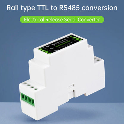 Modulo di isolamento elettrico da TTL a RS485 Convertitore seriale su guida DIN Protezione da sovratensioni