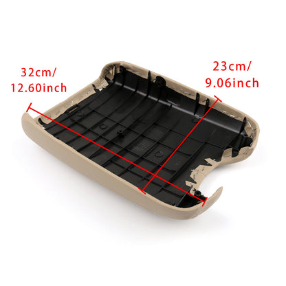 Coperchio della console centrale del bracciolo in pelle beige per Honda Accord 2008-2012