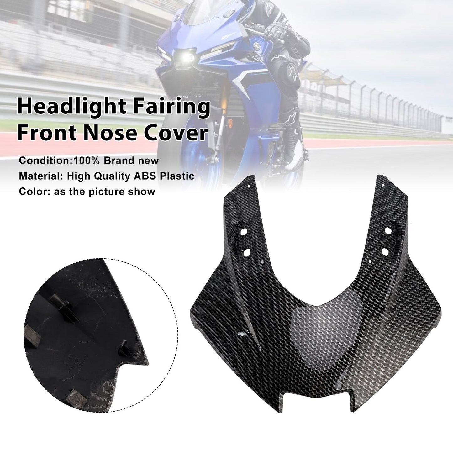 Copertura anteriore del cupolino del faro Yamaha YZF-R3 R25 2025-2026
