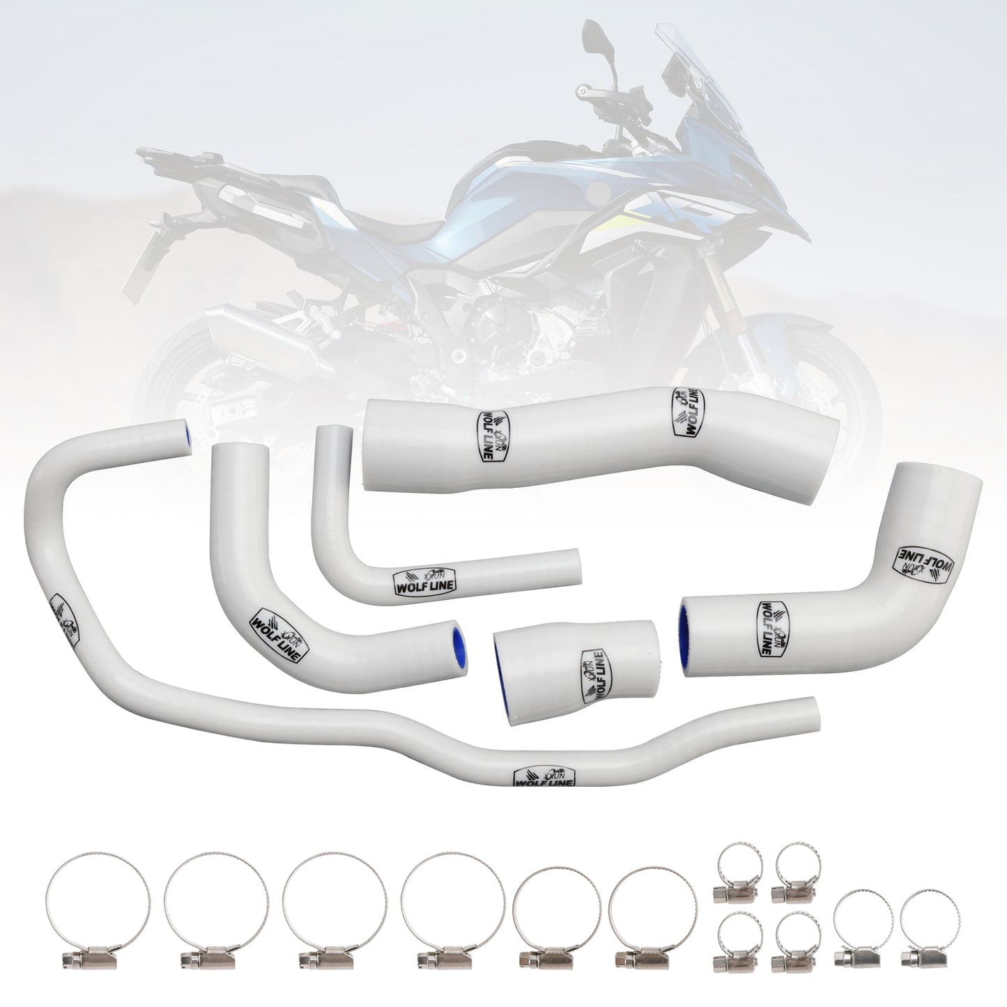 Kit tubo flessibile refrigerante radiatore in silicone BMW S1000XR 2021-2024