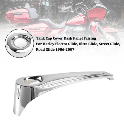 1986-2007 Harley Electra Glide, Ultra Glide, Street Glide, Road Glide Pannello di copertura del tappo del serbatoio Carenatura