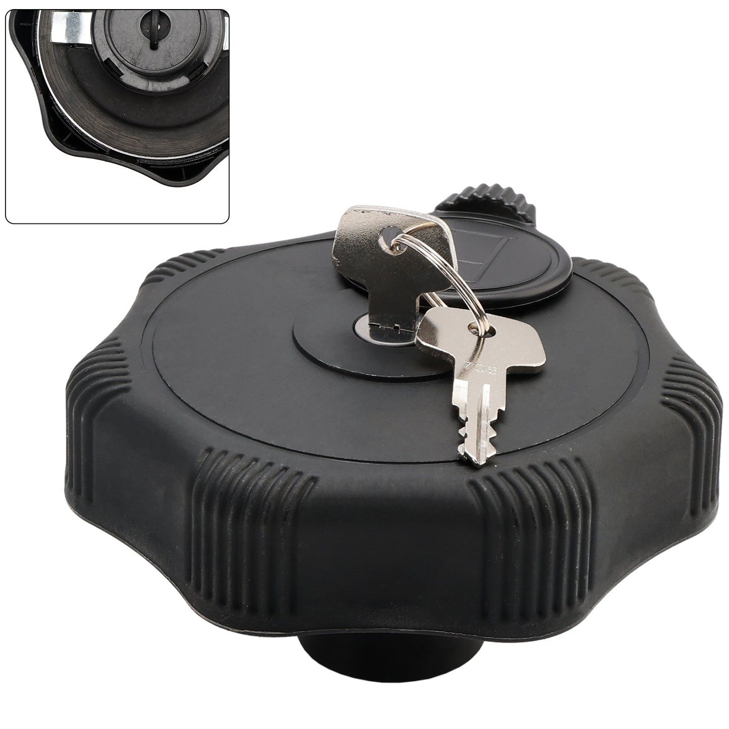 Tappo serbatoio carburante 7041664 con chiavi per Liebherr R924 R944