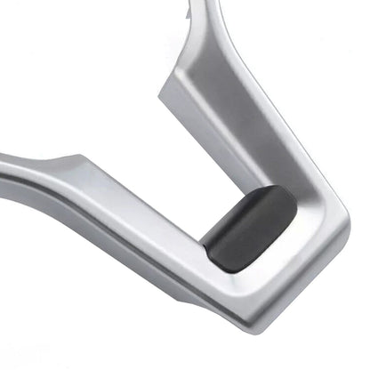 Rivestimento per volante cromato argento per Mercedes Benz W204 W207 W212 Classe C