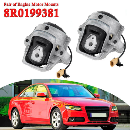 Coppia di staffe di supporto per montaggio motore motore 8R0199381 per Audi A4 2009-2016