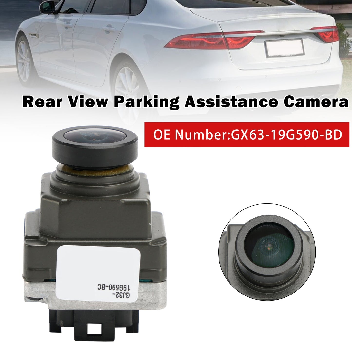 Telecamera posteriore per assistenza al parcheggio per Jaguar XF X260 (2015-2019) GX63-19G590-BD