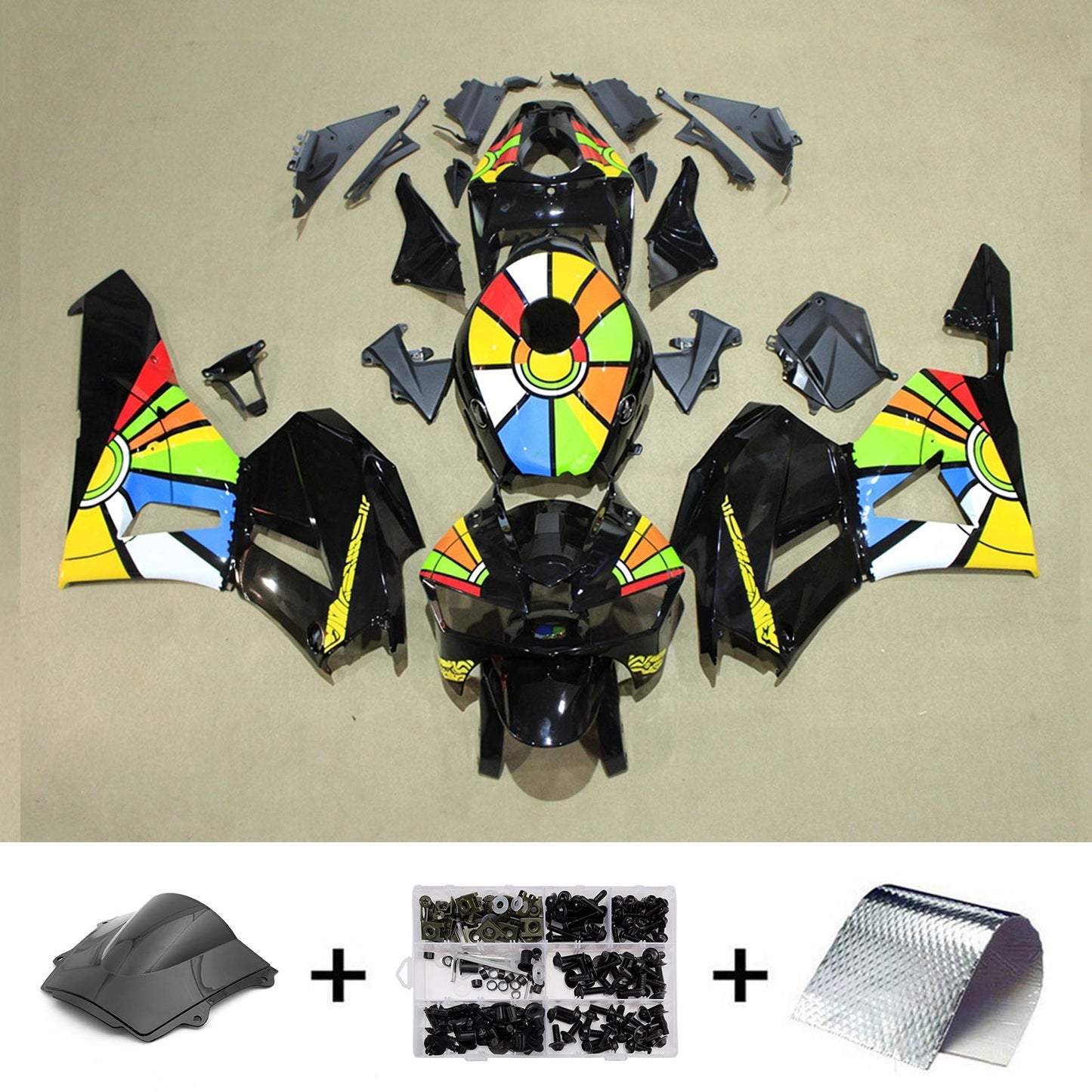 Kit di carene in plastica ABS stampate a iniezione per Honda CBR600RR 2013-2025 F5
