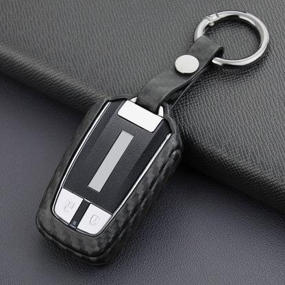 Custodia in pelle e silicone per chiave auto con fibbia per Isuzu