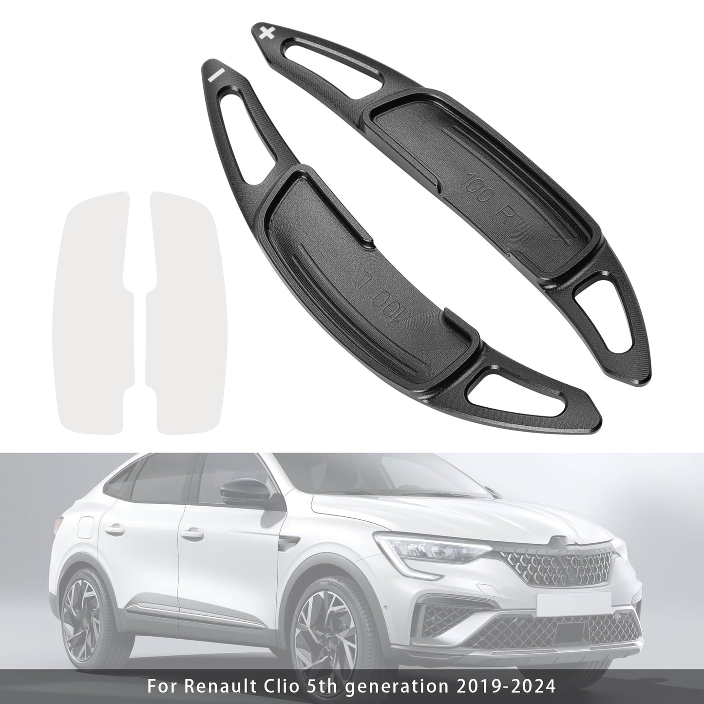 Estensione del cambio al volante per Renault Clio Captur in alluminio