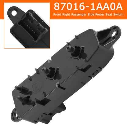 Interruttore sedile elettrico lato passeggero anteriore destro 87016-1AA0A per Nissan 2009-2013