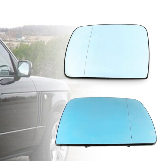 Specchietto retrovisore lato guida sinistro e destro riscaldato blu per BMW X5 E53 1998-2006