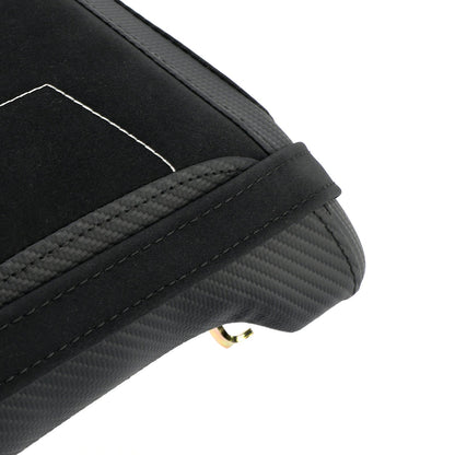 Kit sella conducente e passeggero 2024-2025 per Honda CB650R CBR650R, cuscino posteriore nero.
