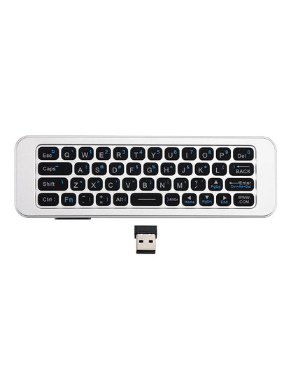 Telecomando wireless con tastiera mini con apprendimento IR vocale intelligente T1