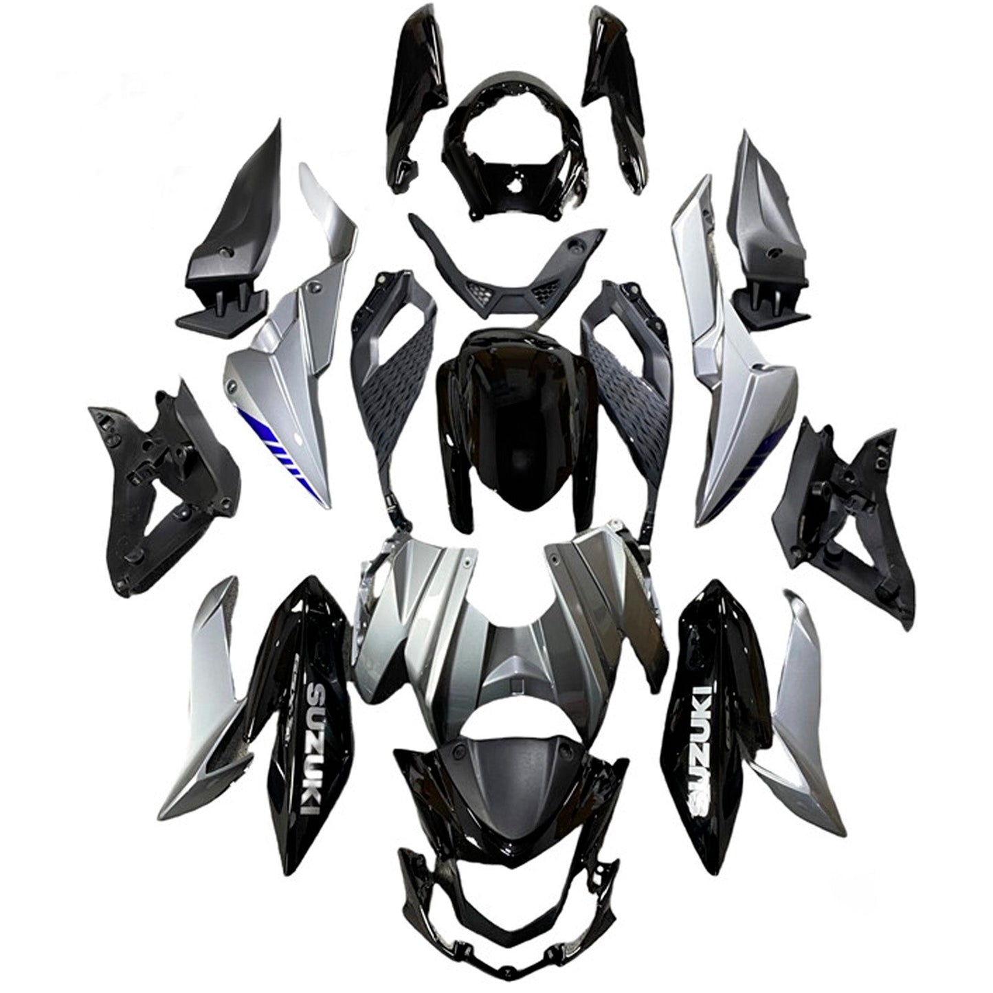 Kit carenatura iniezione in plastica ABS per Suzuki GSX-S 750 2017-2022