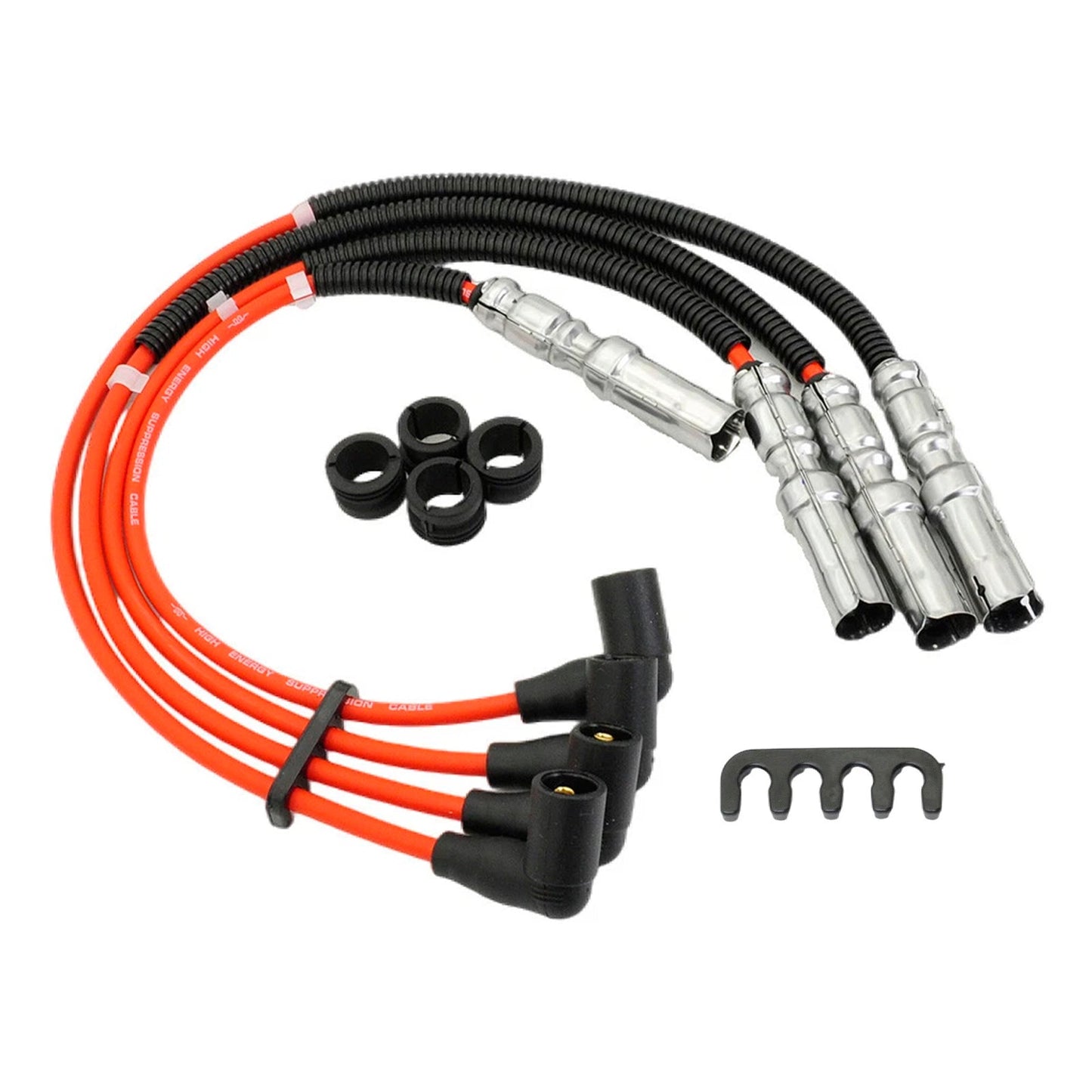 Kit cavi candela da 8 mm 063905431A per VW Beetle Bora Golf GTI Jetta 2.0L