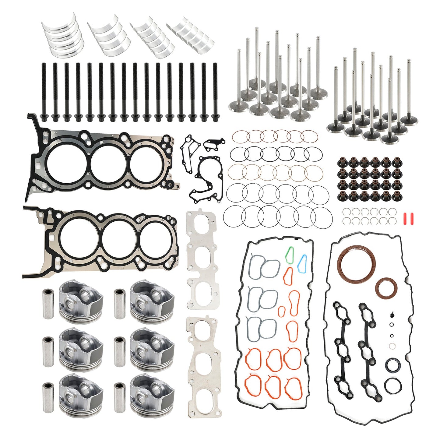 Kit di revisione pistoni guarnizioni cuscinetti motore Hyundai Kia Sedona 3.3L G6DH 3.3L 2011-2019 209103CP00