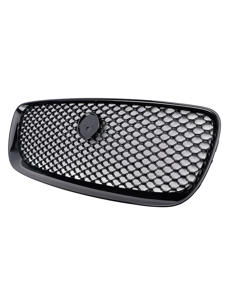 Per JAGUAR F-PACE X761 2016-2020 ABS Griglia paraurti anteriore nera lucida