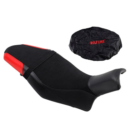 Sella passeggero completa per Suzuki Katana 2019-2024 +20 mm, nera