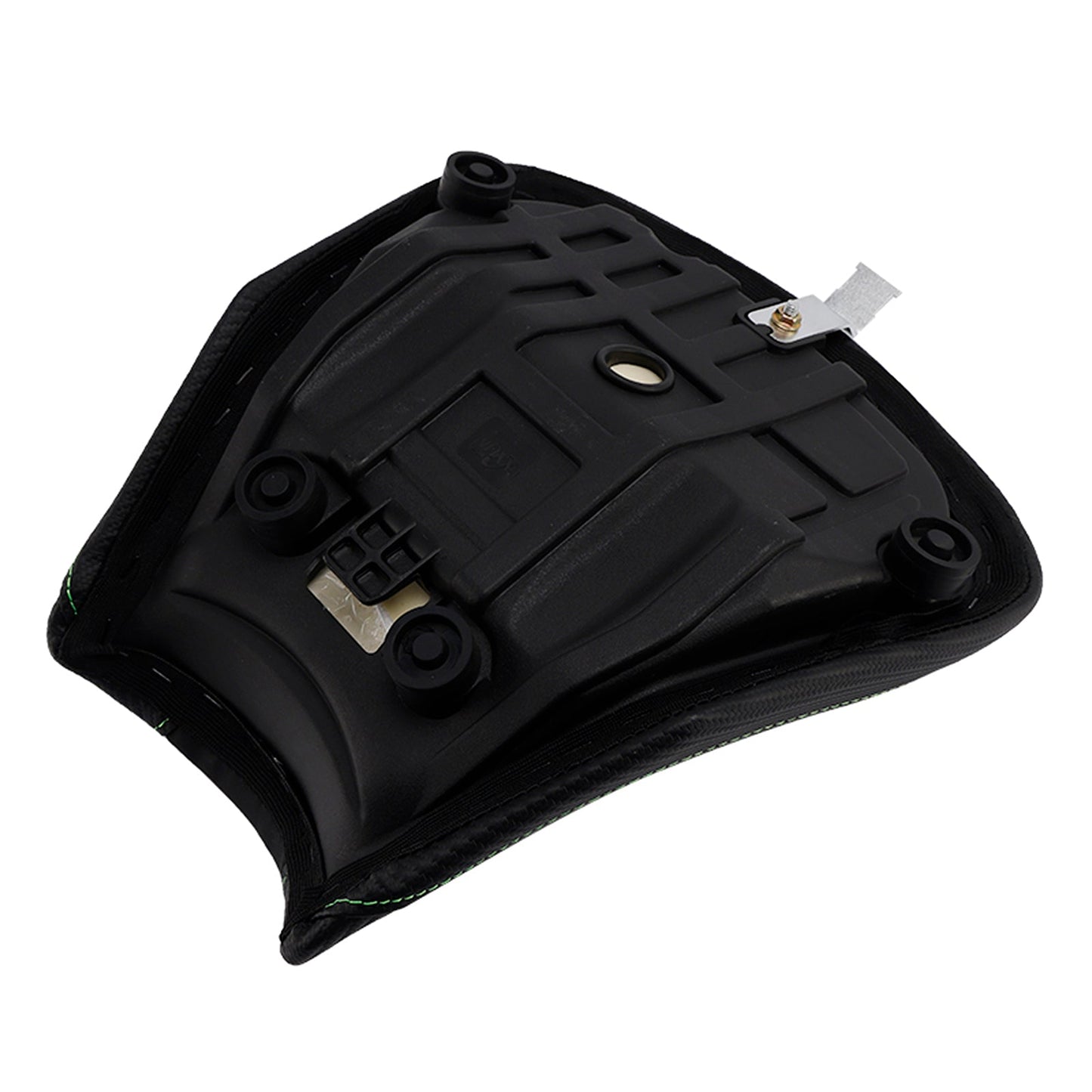 Kit cuscini passeggero anteriore e posteriore Raider per Kawasaki Ninja 650 Z650 2017-2025, colore verde.