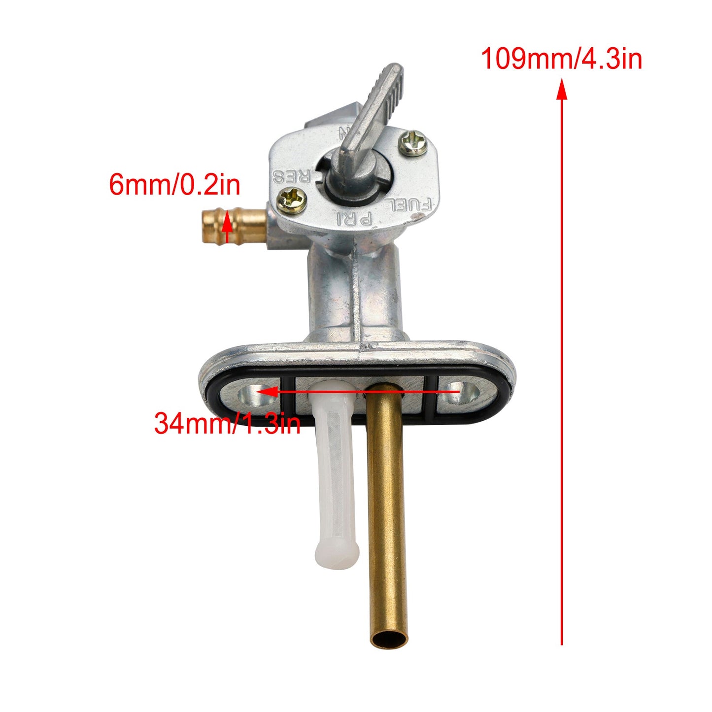Rubinetto del carburante del serbatoio del gas Rubinetto adatto per SMC ATV RAM R100 Hornet 100 Jumbo 300