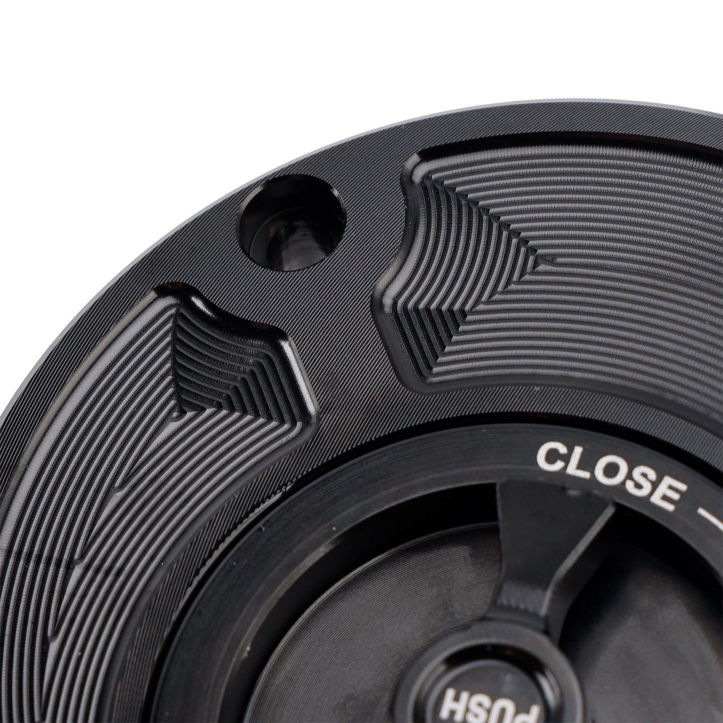 Tappo serbatoio carburante CNC nero senza chiave per Yamaha FZ1 FZ6 FZ8 YZF R1 R6 R3 FZR 750