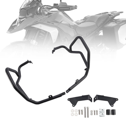 Barra di protezione motore superiore per BMW R1300GS 2024-2025, telaio in acciaio cromato