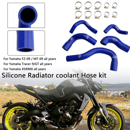 Yamaha MT-09 XSR900 Tracer 9/GT tutti gli anni Tubo refrigerante radiatore in silicone