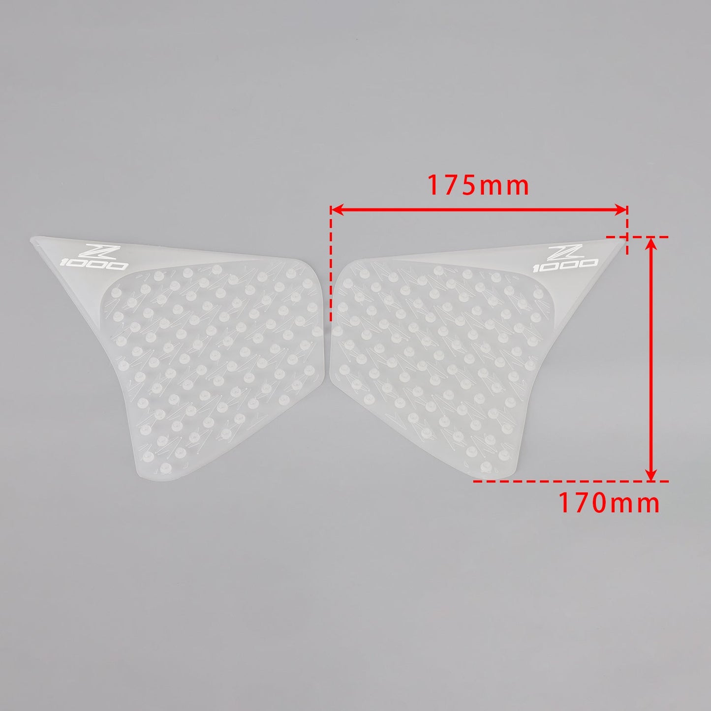 Ginocchiere laterali trasparenti per serbatoio Kawasaki Z1000 2015-2021