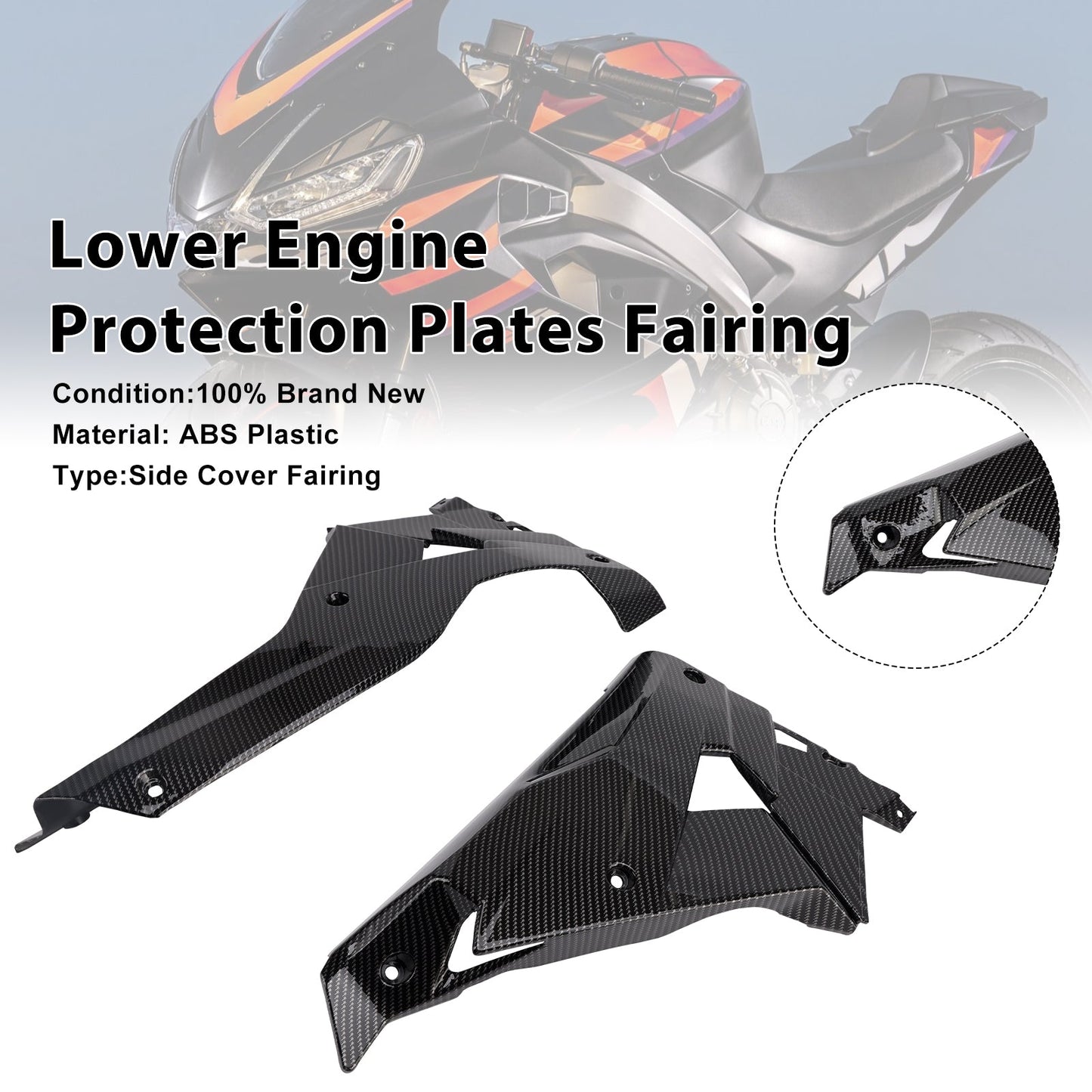 Carenatura protettiva per carenatura inferiore del motore Aprilia RS457 RS 457 2024-2025