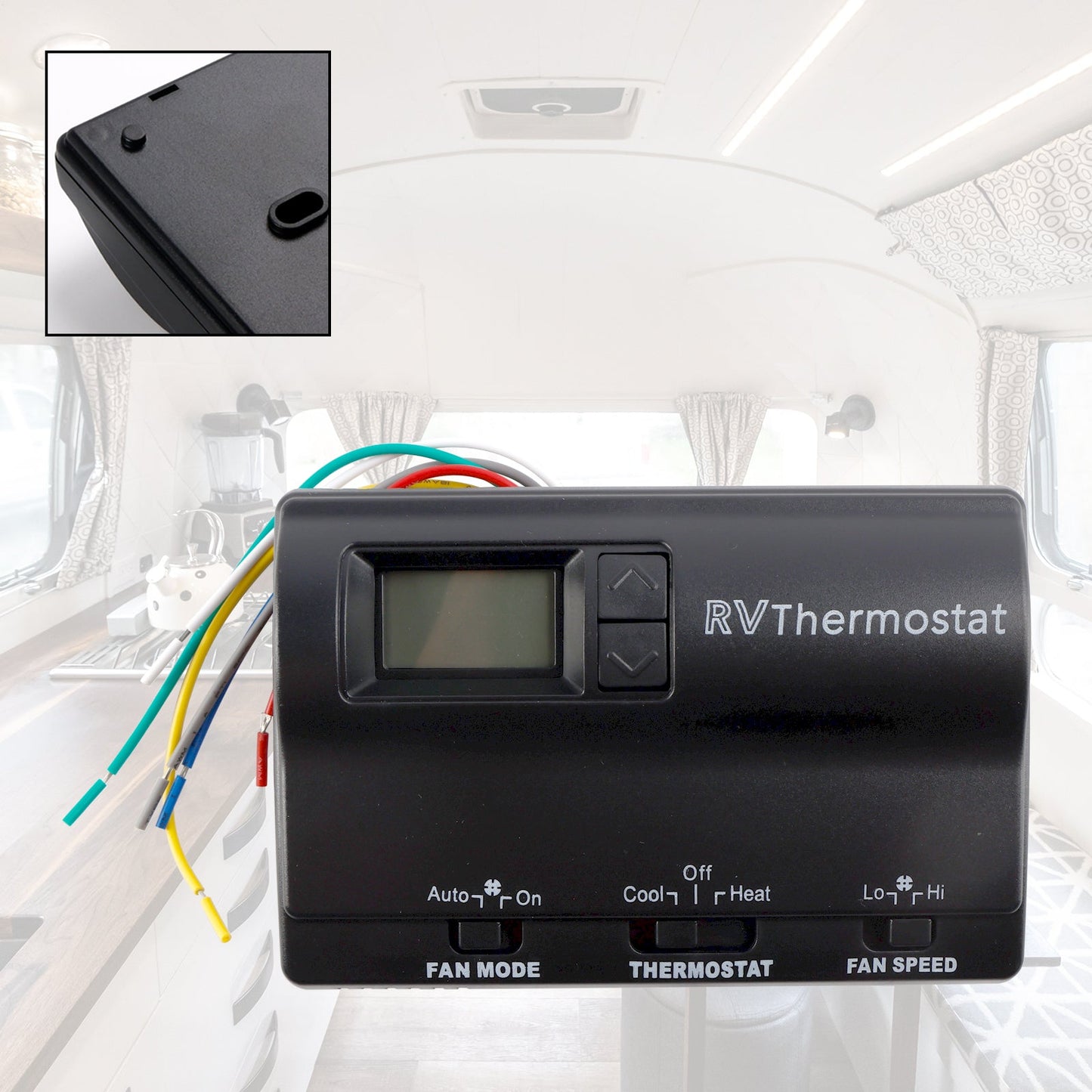 Termostato digitale caldo/freddo di ricambio compatibile con Coleman 83303362 nero