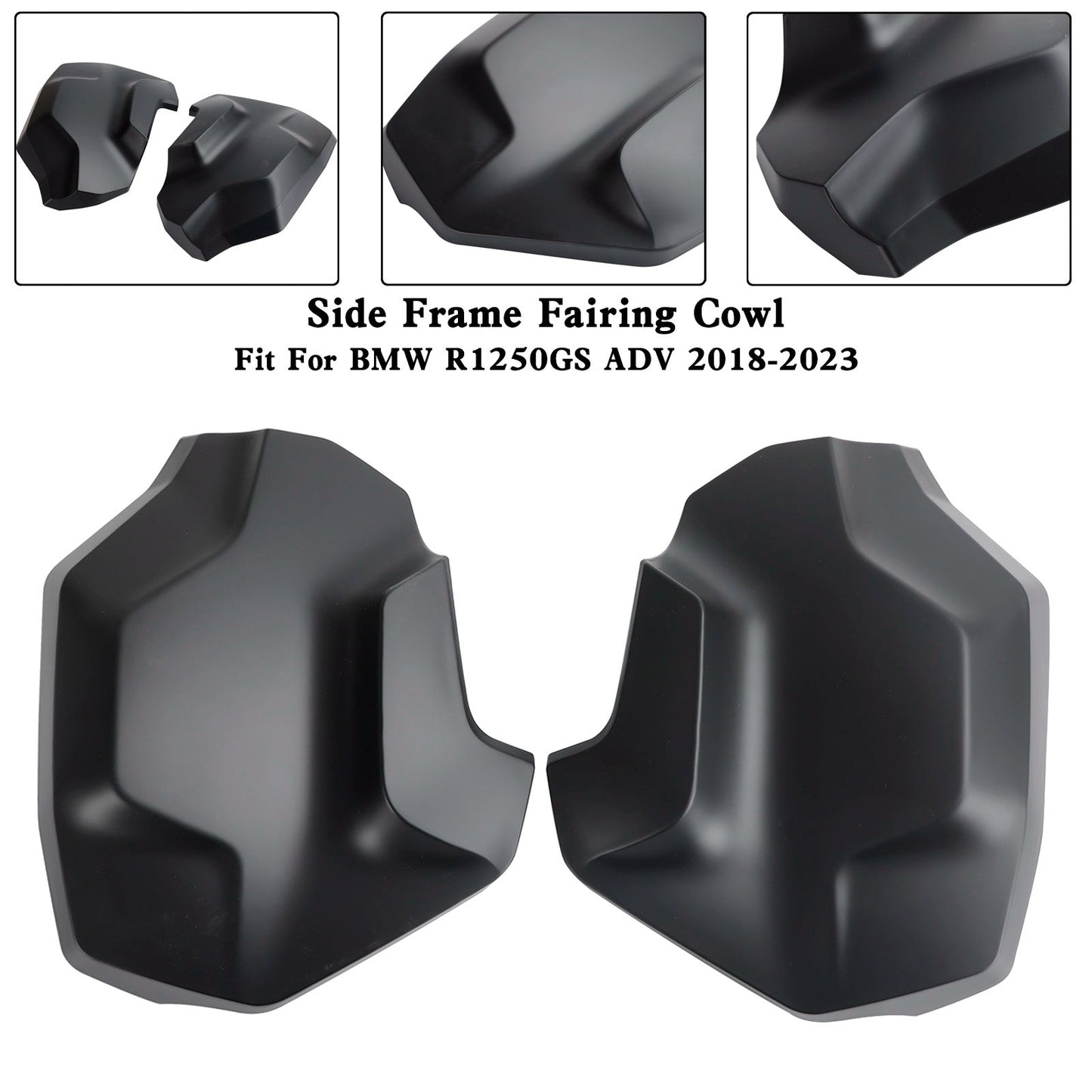 ABS Telaio laterale Carenatura Protezione cofano Copertura radiatore per BMW R1250GS ADV 2018-2023