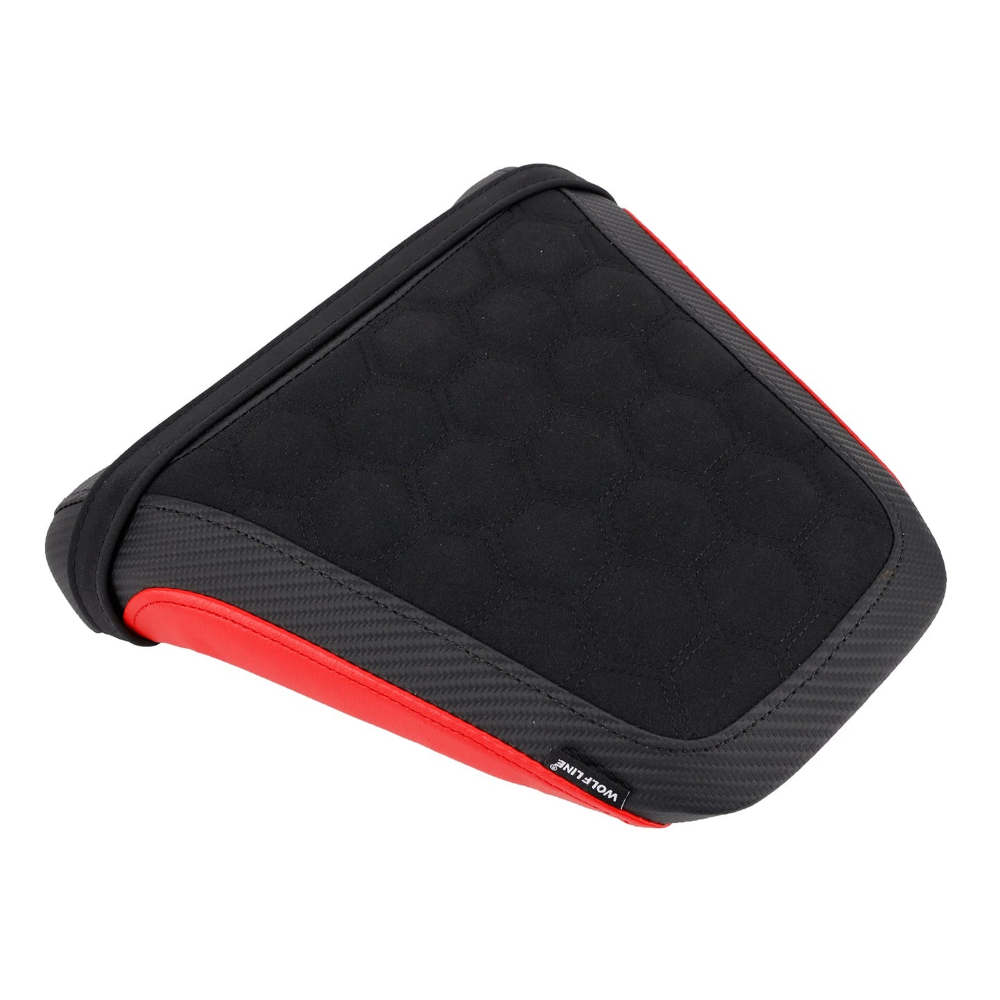 Kit cuscini passeggero Raider anteriori e posteriori per Honda CB650R CBR650R 2024-2025, colore rosso.