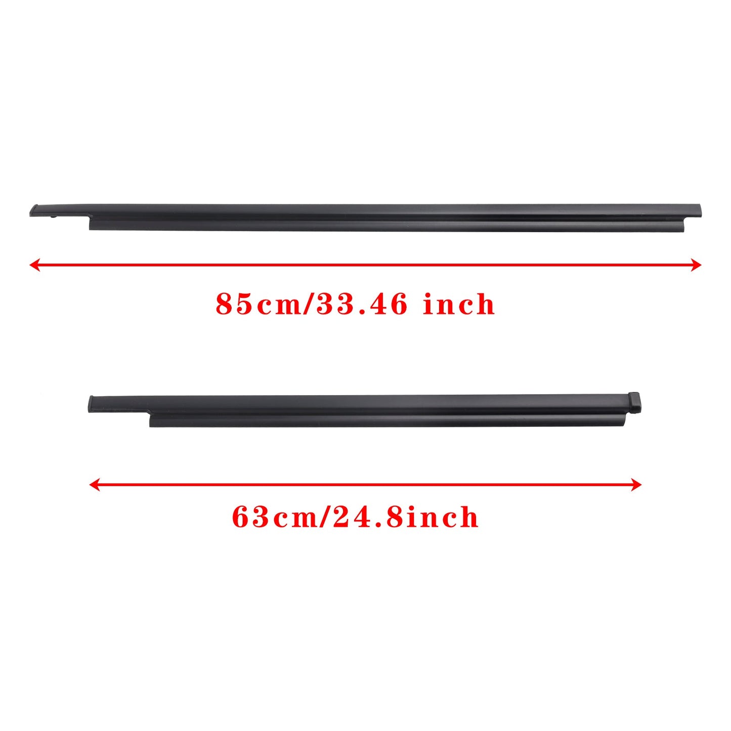 Guarnizione esterna per cintura in vetro della portiera TOYOTA 4RUNNER 1996-2001 (4 pezzi)