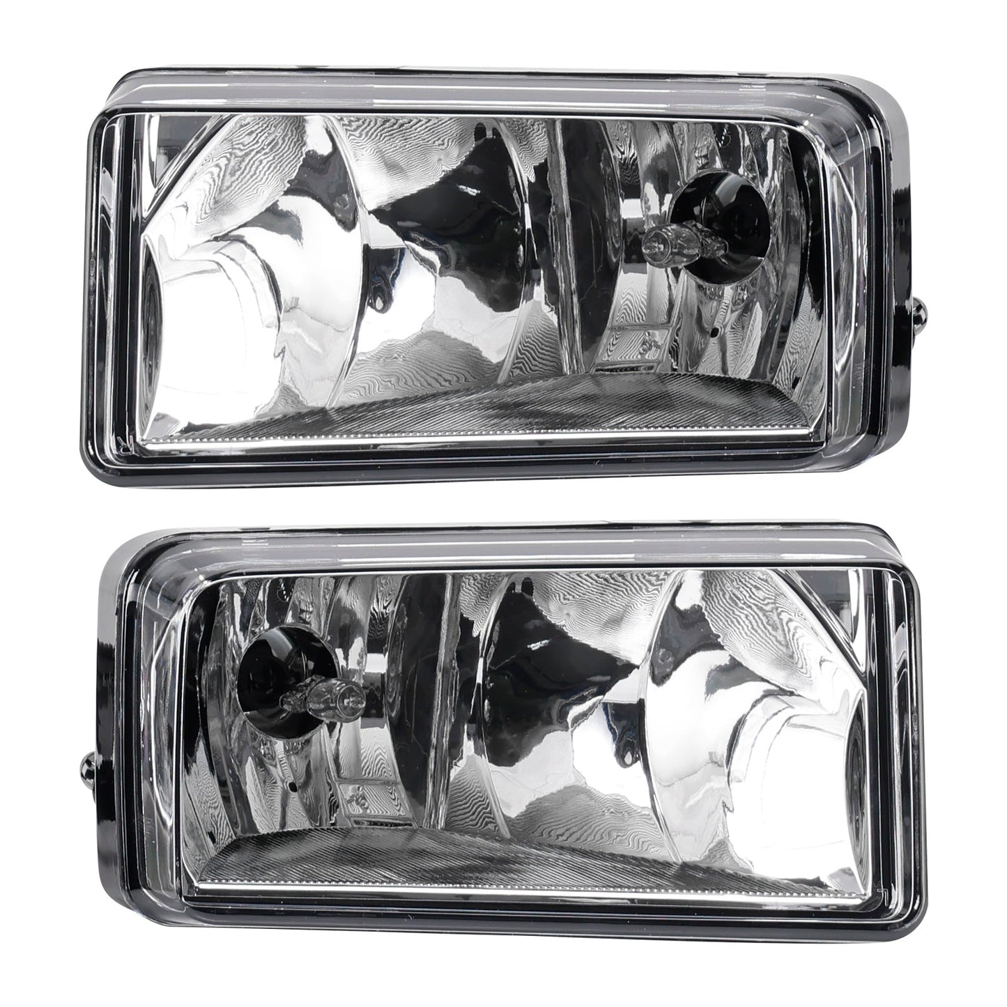 Coppia di fari fendinebbia anteriori con lampadine per Chevy Silverado 2007-2013, lenti trasparenti