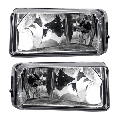 Coppia di fari fendinebbia anteriori con lampadine per Chevy Silverado 2007-2013, lenti trasparenti