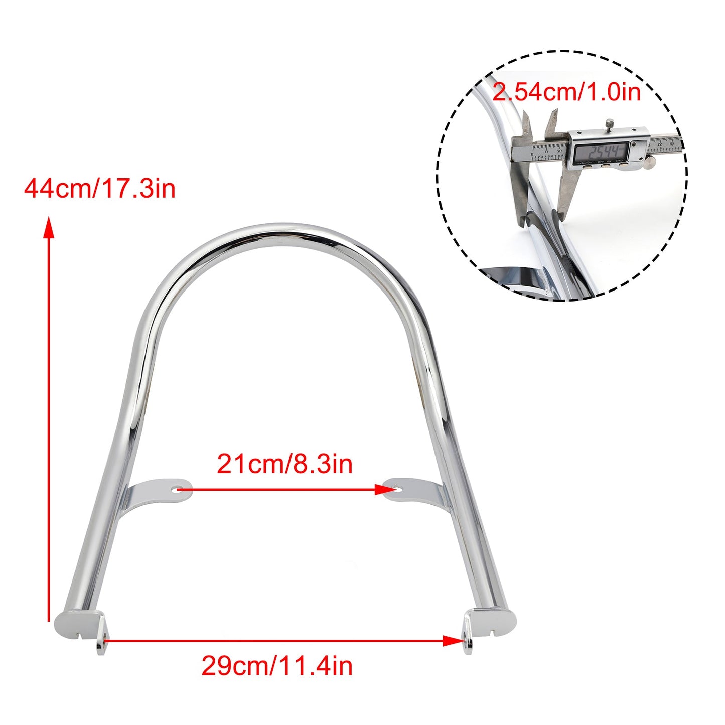 Supporto per bracciolo passeggero Kawasaki Z900RS 2018-2023