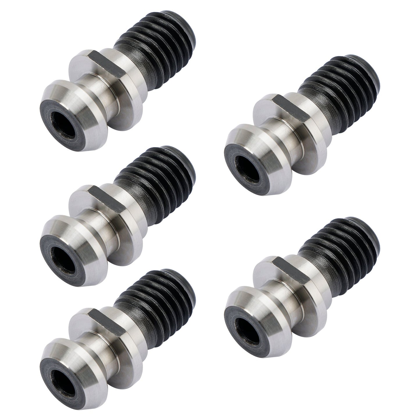 5Pz CAT40 45° 0,740" Manopola di ritenzione del perno del liquido refrigerante per Mazak Fadal Argento