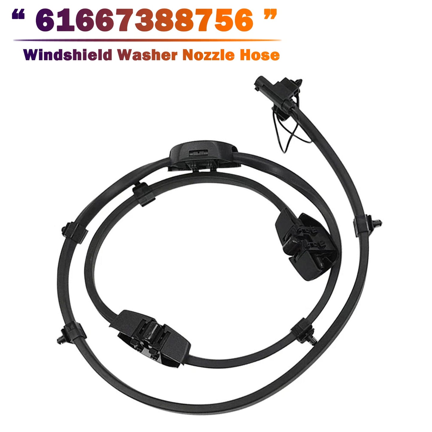 Tubo flessibile per ugello lavavetri per BMW Serie 5 G30 G31 F90 M5 G38 530i 61667388756
