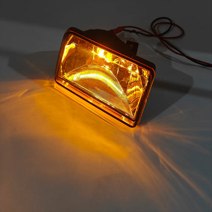 Coppia di fari fendinebbia con lampadine per Chevy Tahoe Sierra 2007-2015, lente gialla