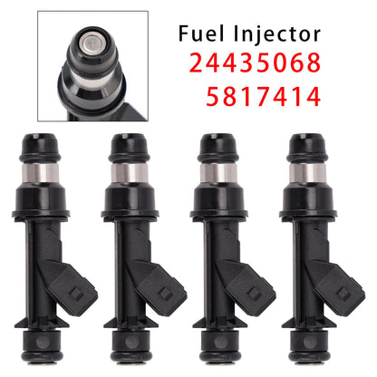 4 iniettori di carburante per motori Vauxhall Astra Meriva Zafira 24435068 5817414
