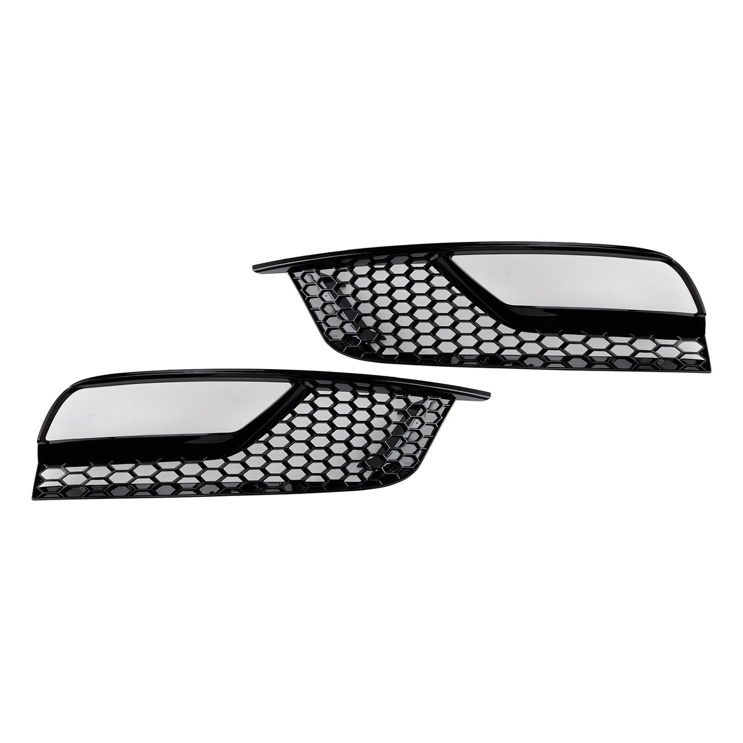 Griglie fendinebbia anteriori nere lucide per Audi A3 8V Berlina 2013-2016