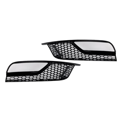 Griglie fendinebbia anteriori nere lucide per Audi A3 8V Berlina 2013-2016