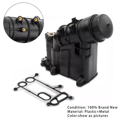 Alloggiamento filtro olio BMW Serie 3 E91 320d Diesel Station Wagon 2004-2012 11427807799 7797392
