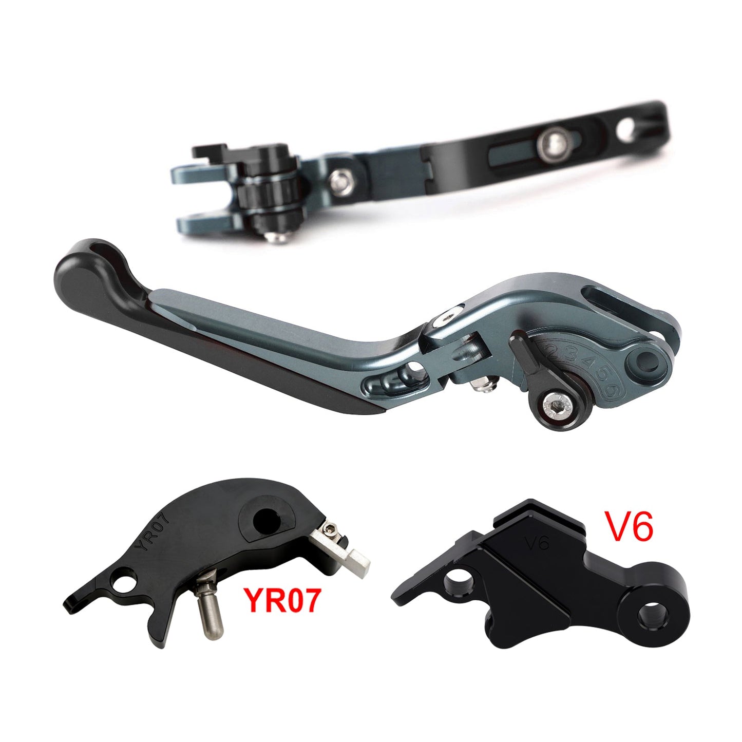 Leva freno frizione regolabile adatta per YAMAHA XSR900 XSR900GP MT-09 2024-2025